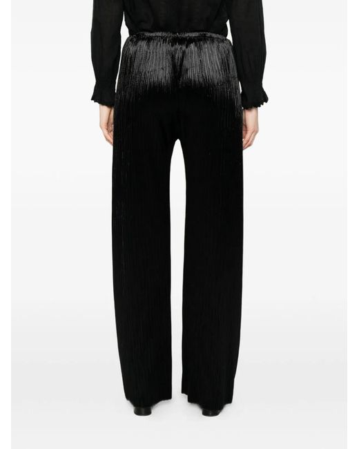 Forte_forte Black Pleated Trousers