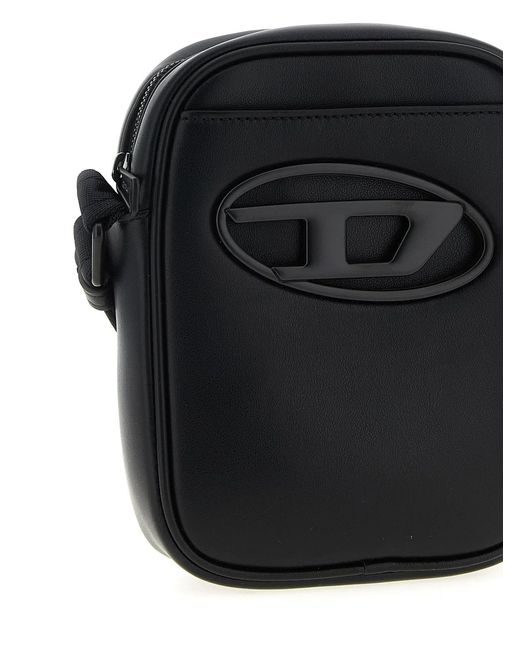 DIESEL Black 'Holi-D' Crossbody Bag