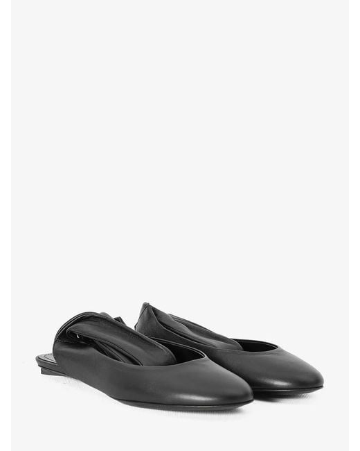 The Attico White Cloe Ballerina Flat