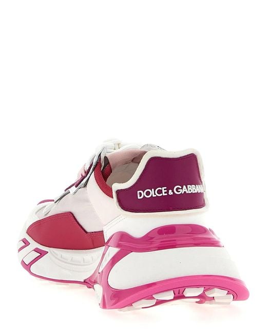 Dolce & Gabbana Pink Dolce & Gabbana 'Day Faster' Sneaker