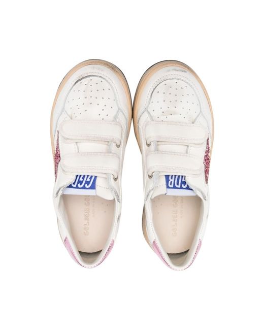 Golden Goose Deluxe Brand White "Ballstar Strap" Sneaker