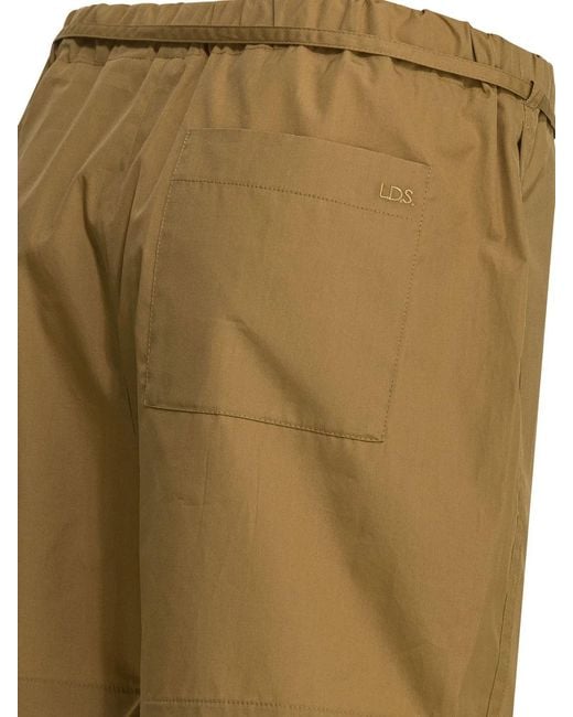 Loulou de Saison Green Cotton Shorts
