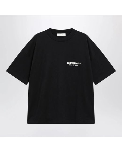 Fear Of God Black Classic Vintage Cotton T-Shirt for men