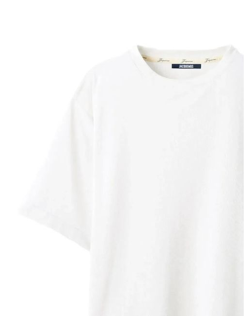 Jacquemus White "Le Tshirt Ventadou" Oversized T-Shirt