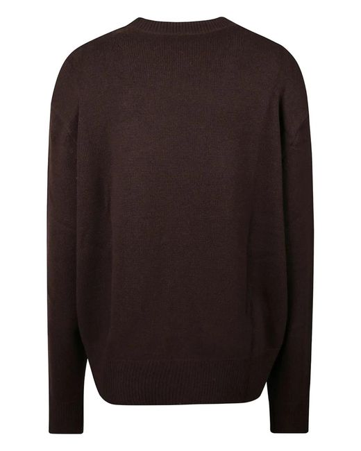 Frankie Shop Brown Rafaela Wool Oversized Sweater