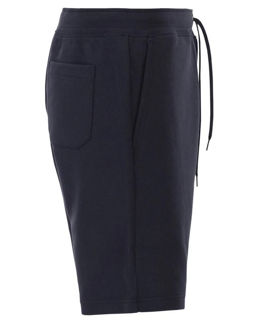 Polo Ralph Lauren Blue Double-Knit Shorts for men