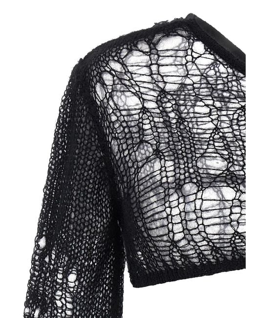 Rick Owens Black 'Spider Ziggy' Top