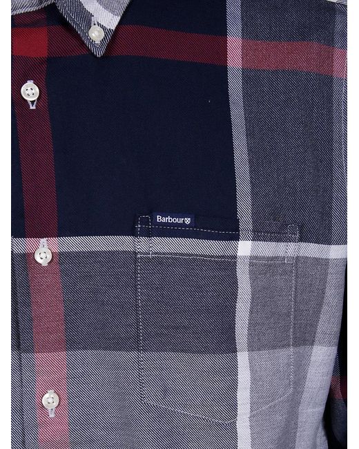 Barbour Blue "Dunoon Taillored" Shirt for men