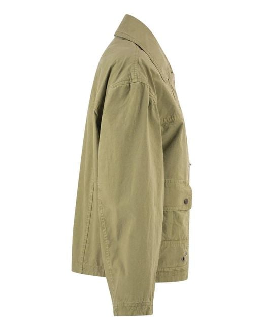 Fay Green Cotton Jacket