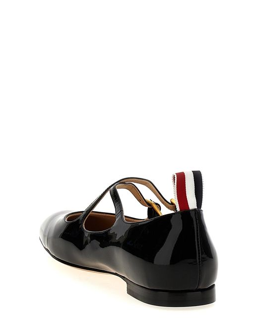 Thom Browne Black Flat Shoes
