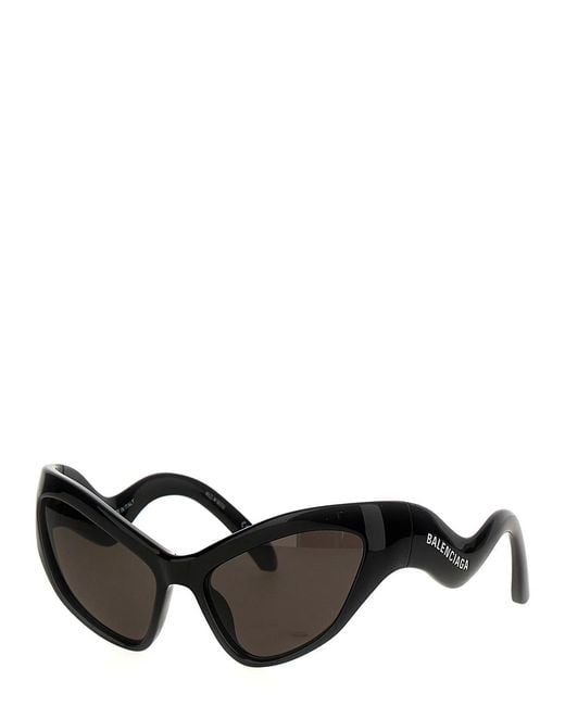 Balenciaga Black 'Hamptons Cat' Sunglasses