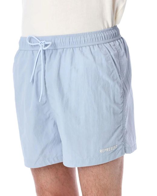 Represent Blue Swimshorts for men