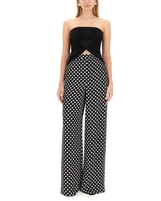 Saint Laurent Black Wide Pants