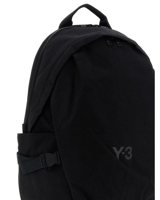 Y-3 Black Logo Backpack