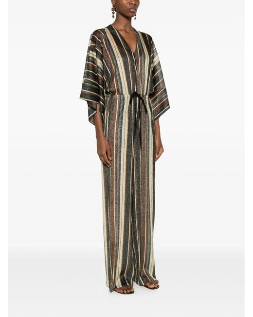 Siyu White Striped Long Jumpsuit