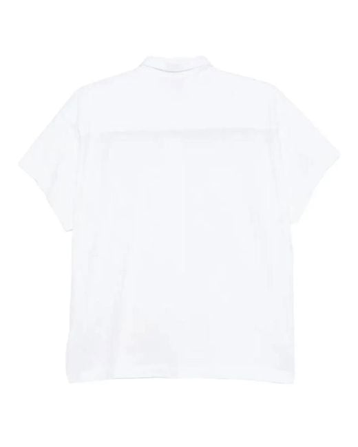 Zanone White V Polo Mc