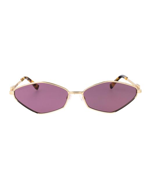 DSquared² Pink Rose Metal Sunglasses