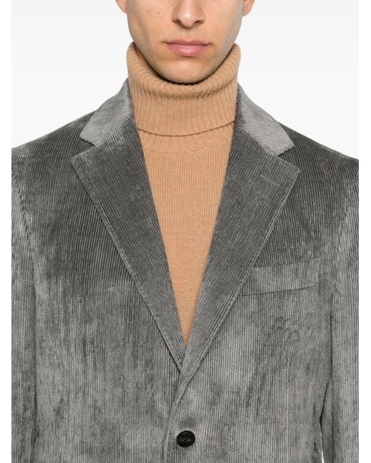 Lardini Gray Jacket Special Line Drop 7 Regular for men