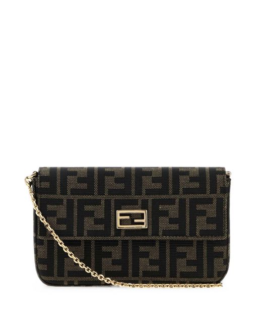 Fendi Black Wallet On Chain Sm Ff Jacq