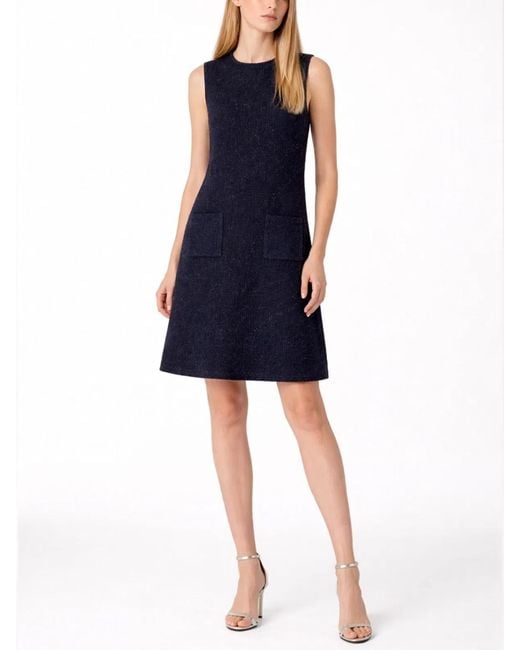 Fabiana Filippi Blue Mini Dress With Sequins