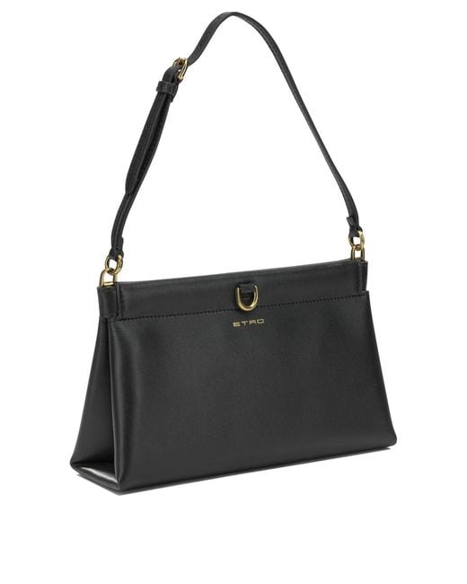 Etro Black "Talk" Small Shoulder Bag