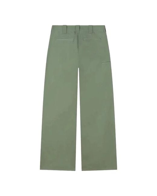 KENZO Green Cotton Trousers for men