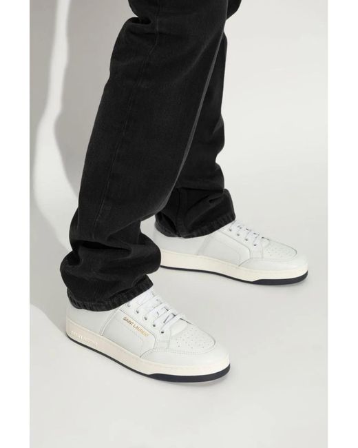 Saint Laurent White Sl61 Sneakers for men