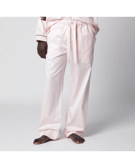 Tekla Pink Light Pajama Trousers for men