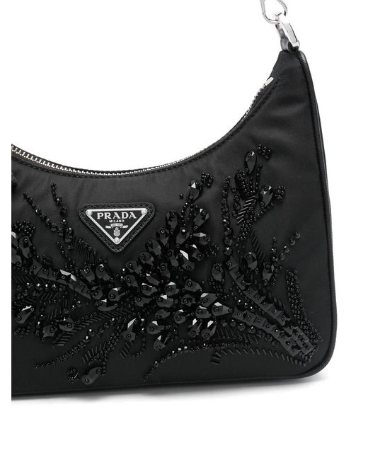 Prada Black Econyl Detachable Straps