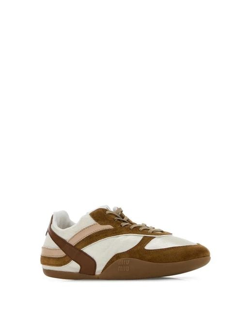 Miu Miu Brown Allacciate
