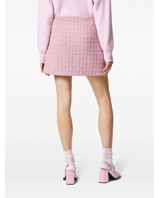 Versace Pink Mini Wrap Skirt