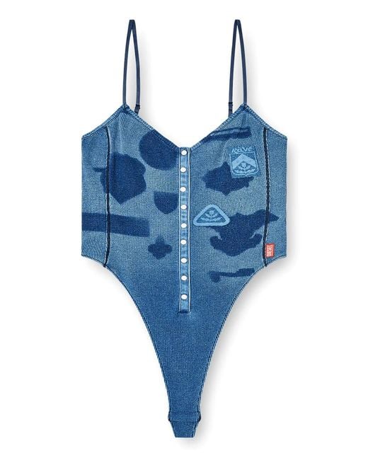 DIESEL Blue Bodysuit