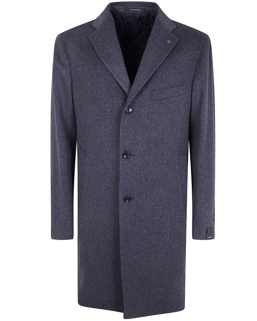 Tagliatore Blue Classic Coat for men