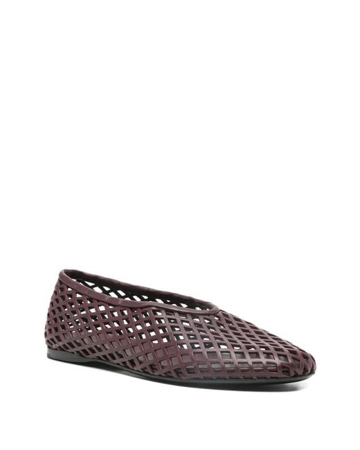 Proenza Schouler White Tee Perforated Ballerina Flats