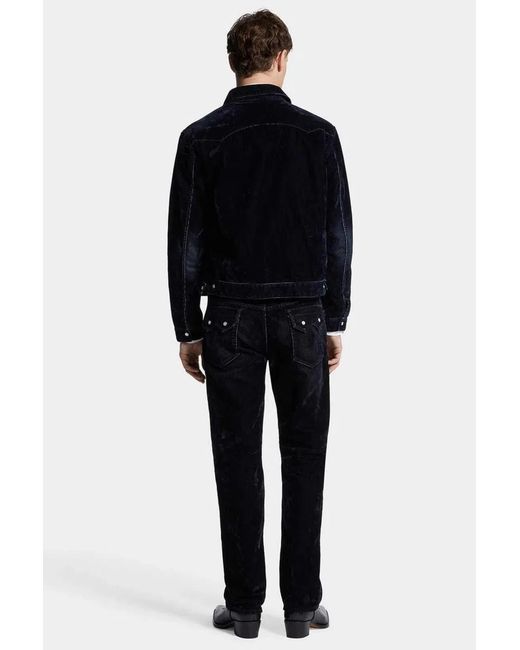 DSquared² Blue Pants 5 Pockets for men