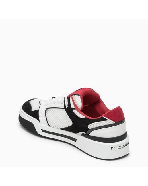 Dolce & Gabbana White Dolce & Gabbana New Roma Low-Top Sneakers for men