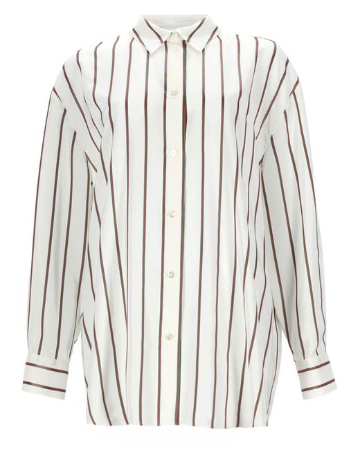 Gucci White Silk Shirt