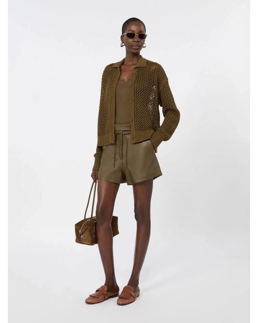Max Mara Green Mxmfilm Cardigan