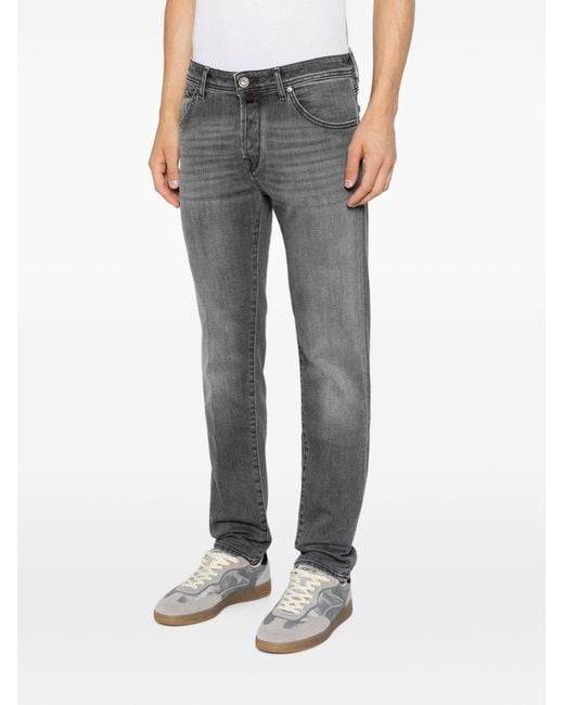 Jacob Cohen Gray Slim Fit Denim Jeans for men