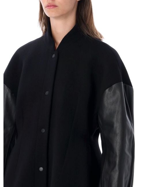 Totême  Blue Varsity Wool Jacket