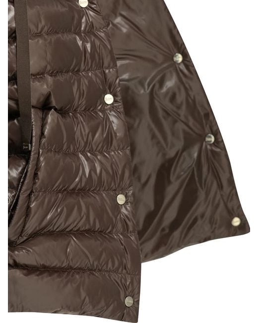 Herno Brown "Resort" Short Down Jacket