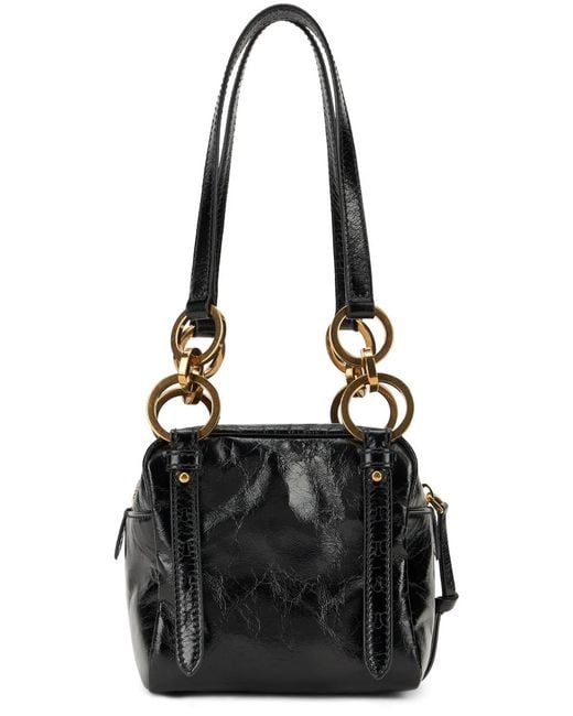 Prada Black Dangle Leather Bag