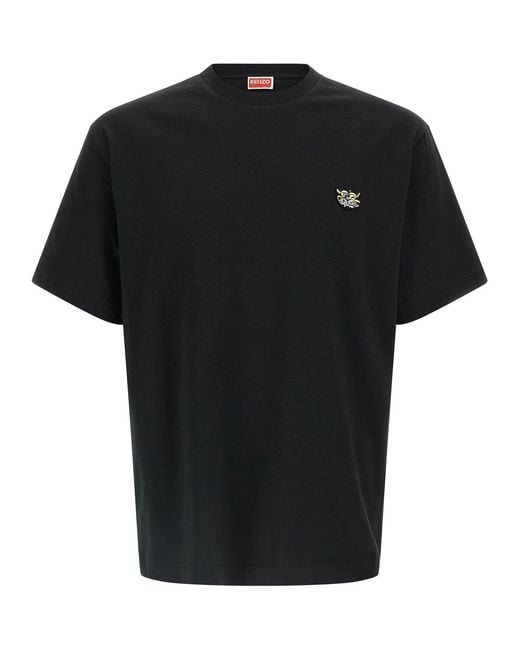 KENZO Black 'Wild Tiger Gots' T-Shirt for men