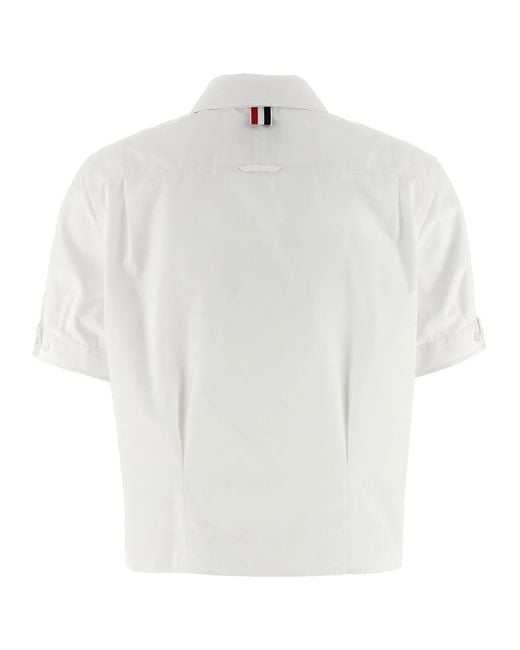 Thom Browne White Sash Shirt