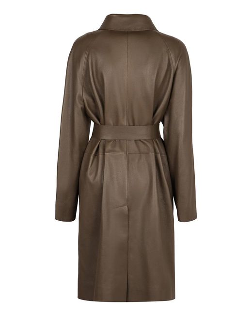 Fendi Brown Leather Jacket