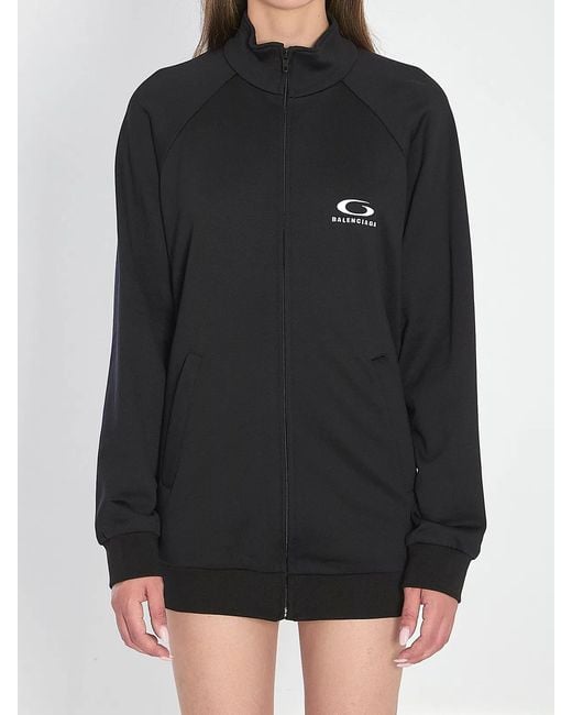 Balenciaga Black Sweatshirt With Logo