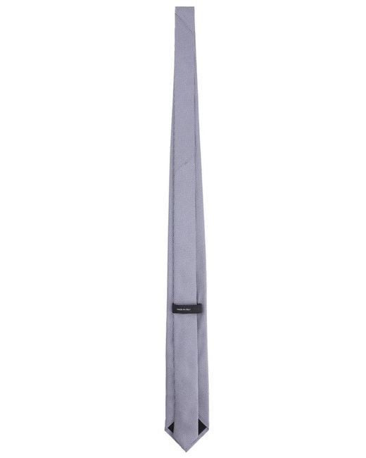 Boss White Silk Tie for men