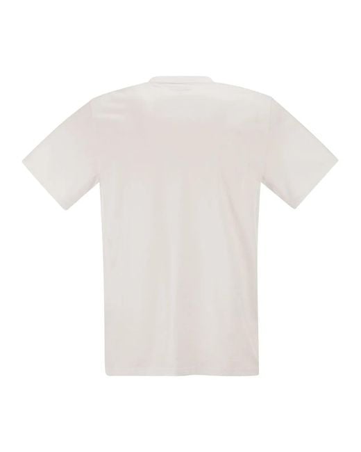 Carhartt White Cotton T-Shirt With Pocket