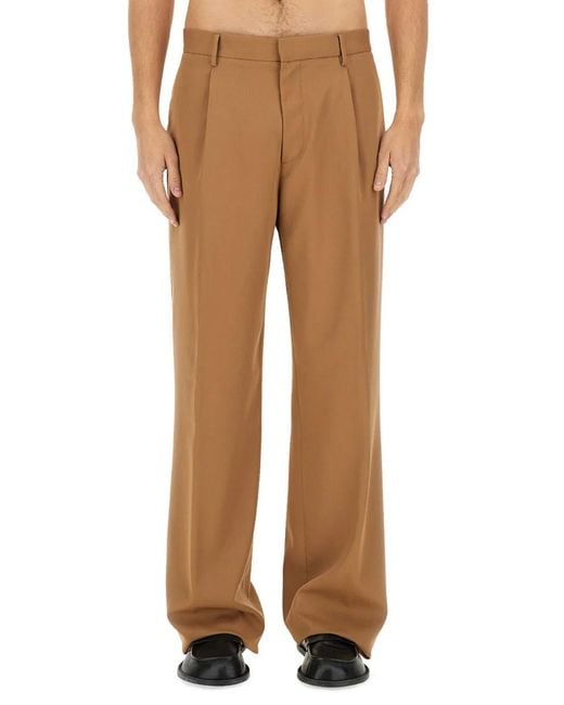 Lardini Natural Wool Pants for men