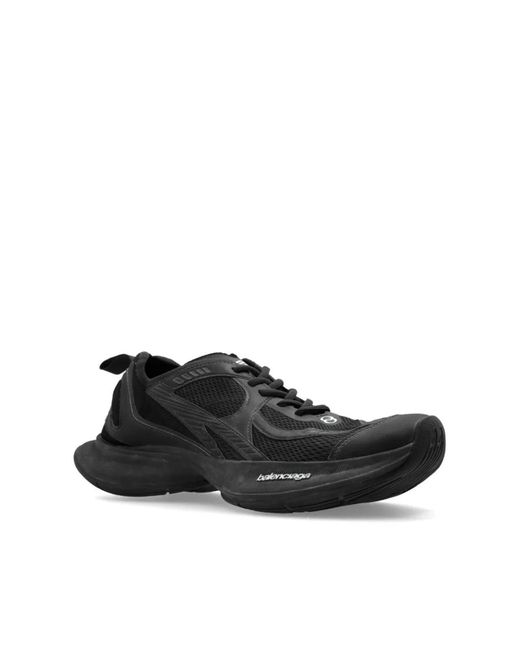 Balenciaga Black Mesh And Rubber Circuit Sneakers for men